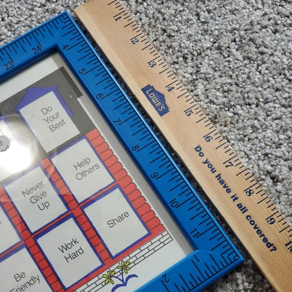 Blue Ruler Picture Frame - Picture 7 of 7